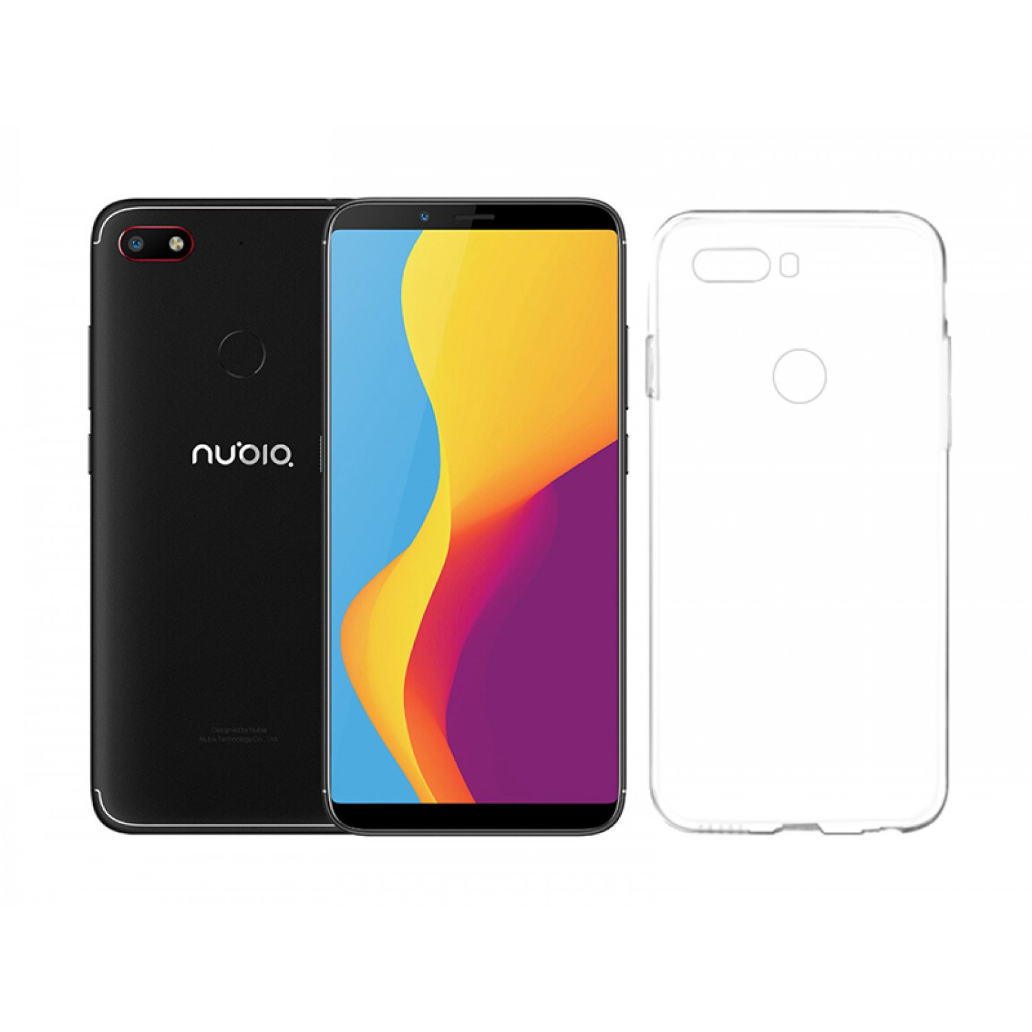 POWERTECH Θήκη Clear Gel Dot για Nubia V18/N3, διάφανη