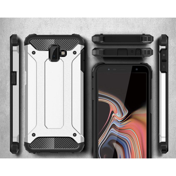 POWERTECH θήκη Hybrid Protect MOB-1083 για Samsung J6 Plus 2018, μαύρο
