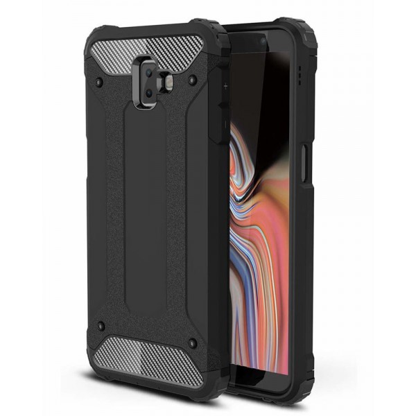 POWERTECH θήκη Hybrid Protect MOB-1083 για Samsung J6 Plus 2018, μαύρο
