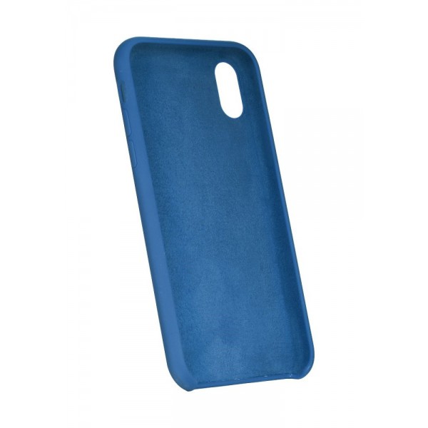 POWERTECH Θήκη Silicon Velvet MOB-1110 για Huawei Y6/Prime 2018, μπλε