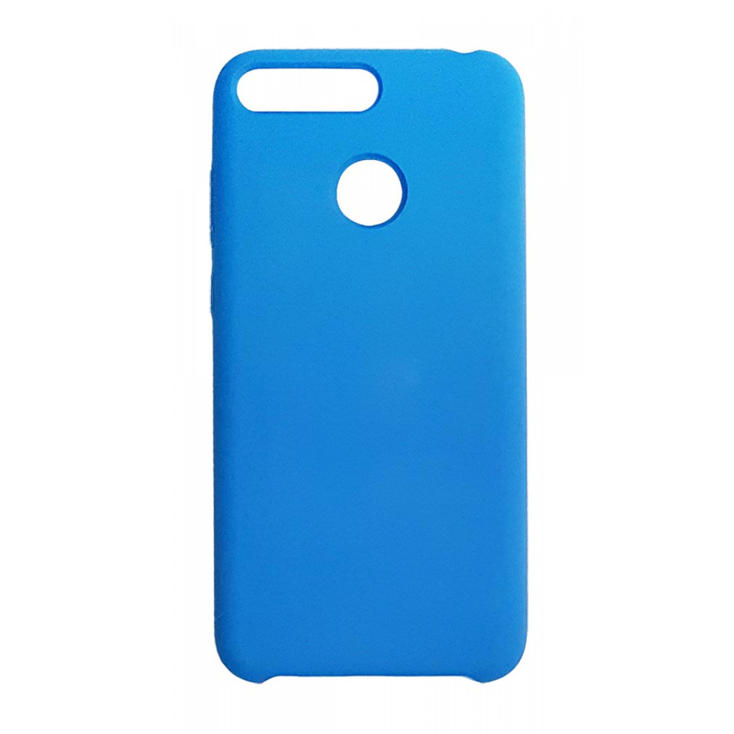 POWERTECH Θήκη Silicon Velvet MOB-1110 για Huawei Y6/Prime 2018, μπλε