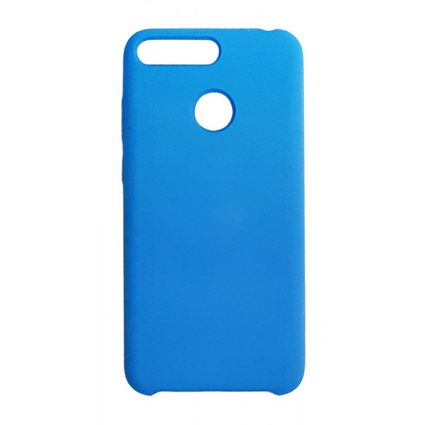 POWERTECH Θήκη Silicon Velvet MOB-1110 για Huawei Y6/Prime 2018, μπλε