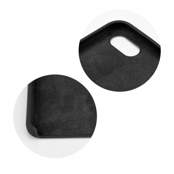 POWERTECH Θήκη Silicon Velvet MOB-1124 για Samsung A6 Plus 2018, μαύρη