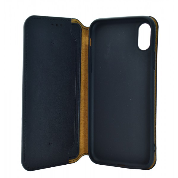 POWERTECH Θήκη Slim Leather για iPhone X/XS, μαύρη POWERTECH Θήκη Slim Leather για iPhone X/XS, μαύρη