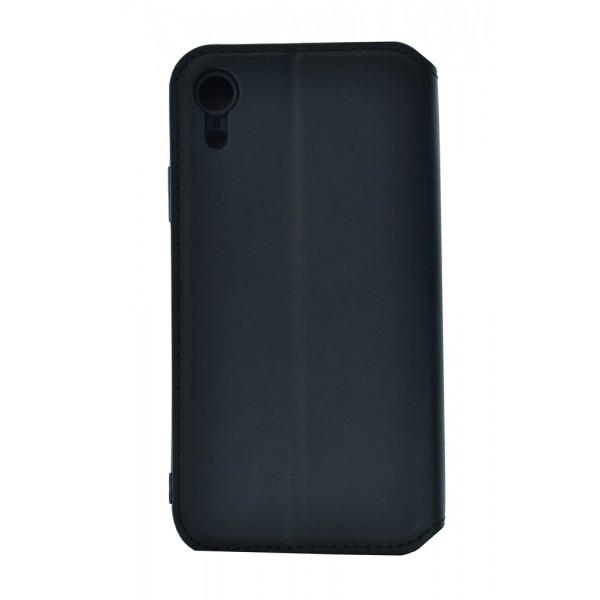 POWERTECH Θήκη Slim Leather για iPhone XR, μαύρη POWERTECH Θήκη Slim Leather για iPhone XR, μαύρη