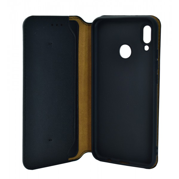 POWERTECH Θήκη Slim Leather για Huawei P20 Lite, μαύρη