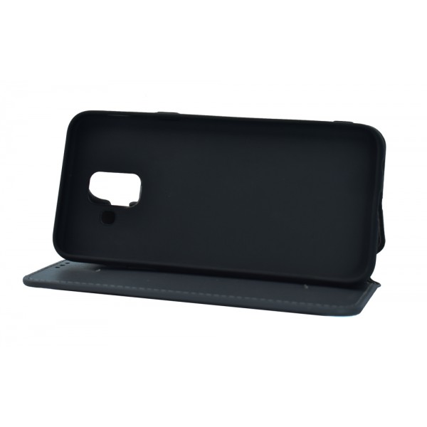 POWERTECH Θήκη Slim Leather για Huawei P20 Lite, γκρι