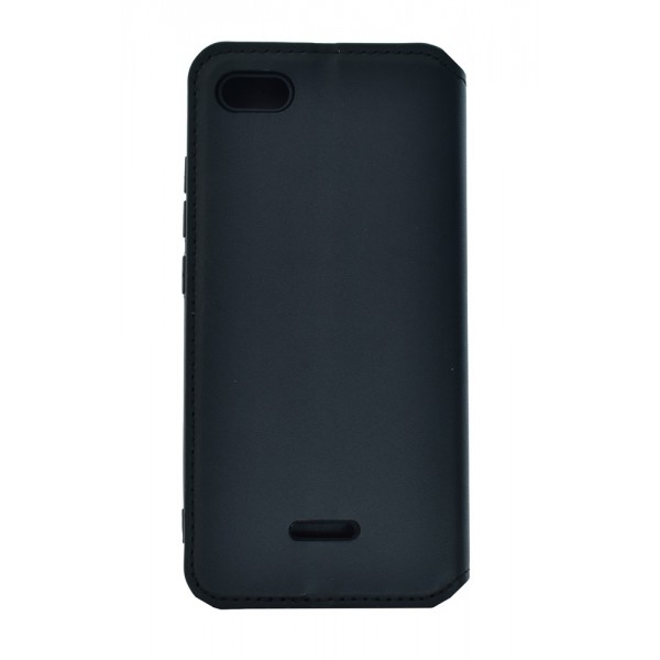 POWERTECH Θήκη Slim Leather για Xiaomi Redmi 6Α, μαύρη
