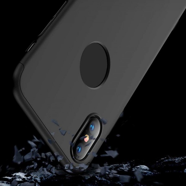 POWERTECH θήκη 360° Protect MOB-1189 για iPhone XR, μαύρη