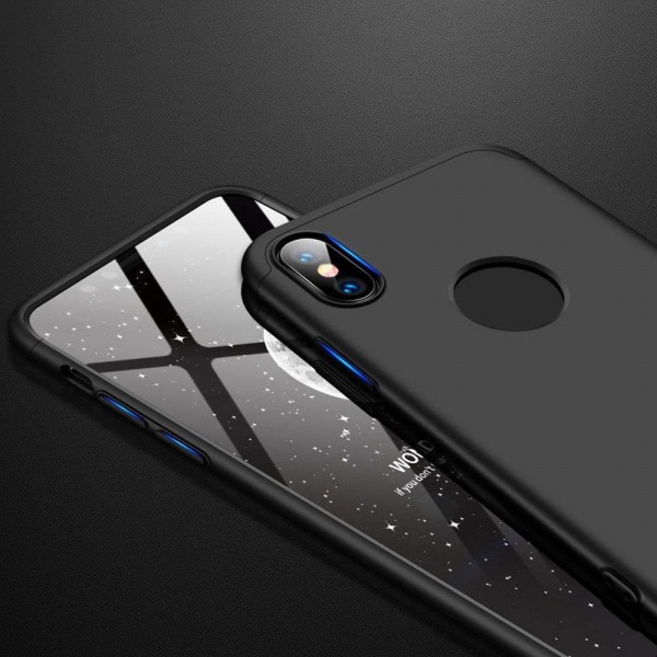 POWERTECH θήκη 360° Protect MOB-1189 για iPhone XR, μαύρη