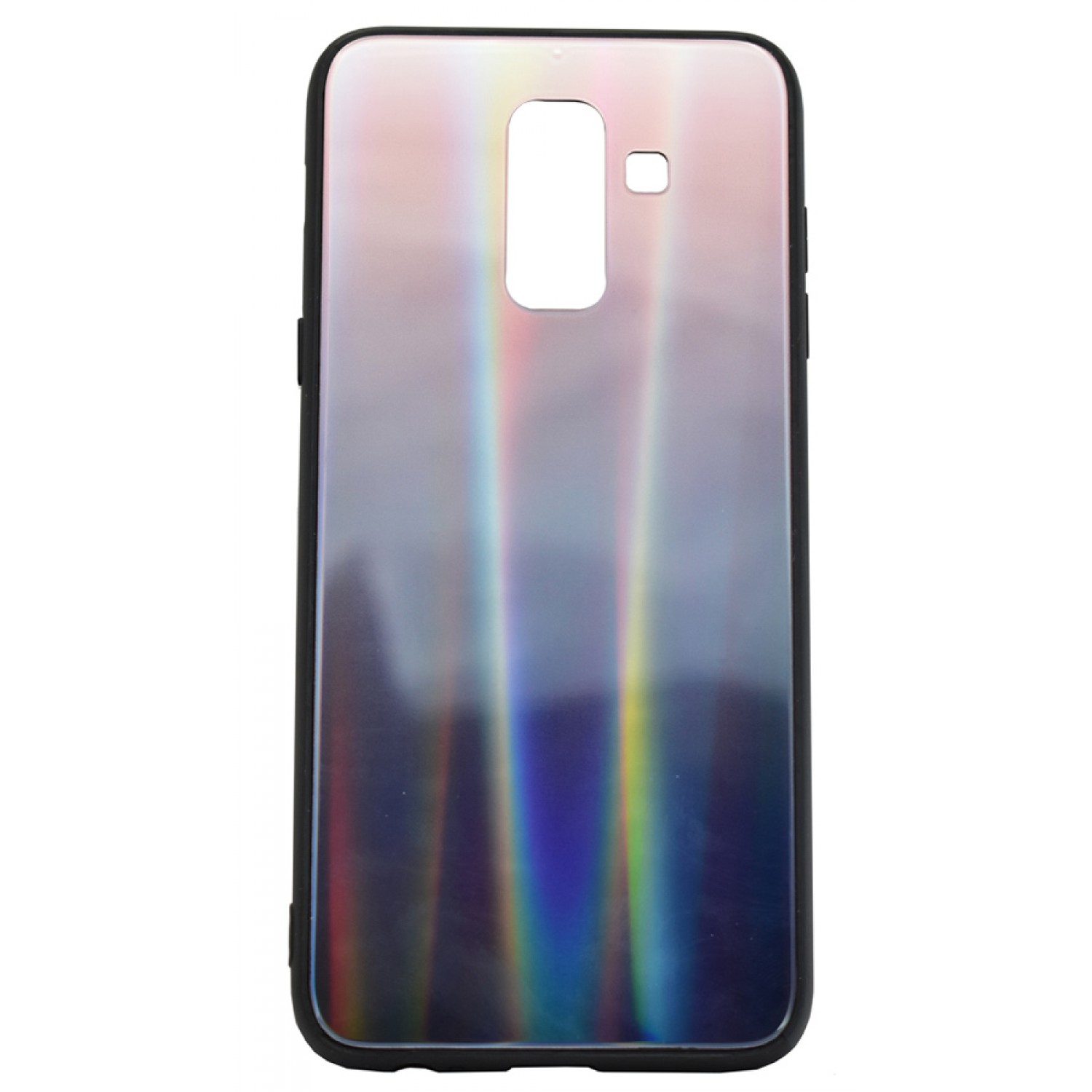 POWERTECH Θήκη Aurora Glass για Samsung A6 Plus 2018, καφέ-μαύρη POWERTECH Θήκη Aurora Glass για Samsung A6 Plus 2018, καφέ-μαύρη