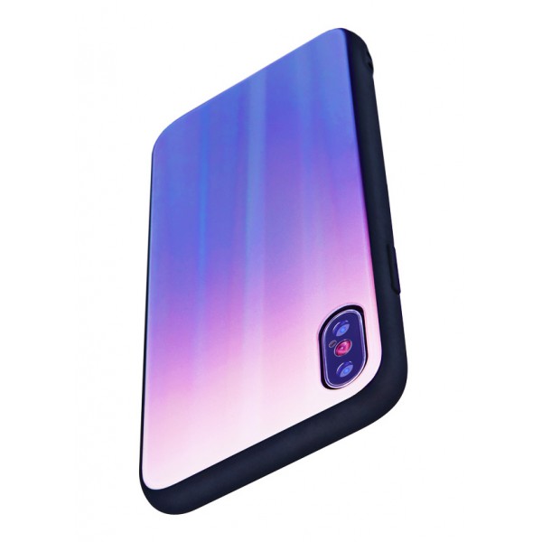 POWERTECH Θήκη Aurora Glass για Samsung J6 2018, καφέ-μαύρη POWERTECH Θήκη Aurora Glass για Samsung J6 2018, καφέ-μαύρη
