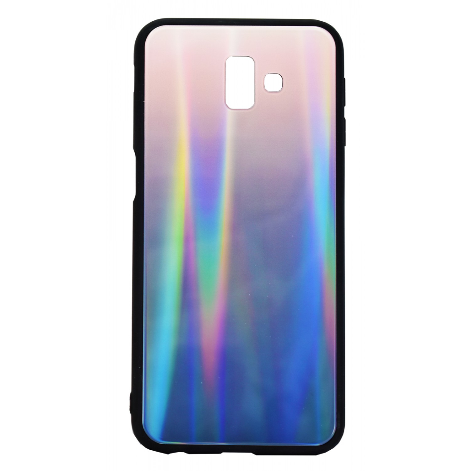 POWERTECH Θήκη Aurora Glass case για Samsung J6 Plus 2018, καφέ-μαύρη POWERTECH Θήκη Aurora Glass case για Samsung J6 Plus 2018, καφέ-μαύρη