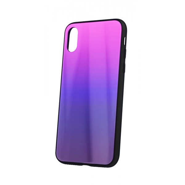 POWERTECH Θήκη Aurora Glass case για Samsung J6 Plus 2018, καφέ-μαύρη POWERTECH Θήκη Aurora Glass case για Samsung J6 Plus 2018, καφέ-μαύρη