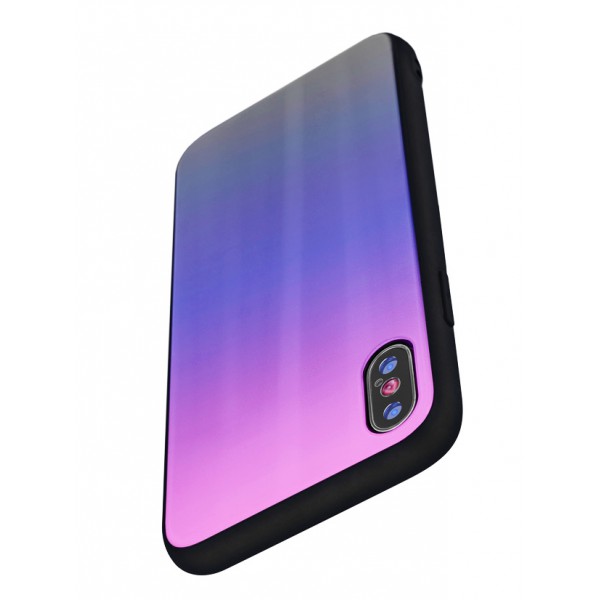 POWERTECH Θήκη Aurora Glass case για Samsung J6 Plus 2018, καφέ-μαύρη POWERTECH Θήκη Aurora Glass case για Samsung J6 Plus 2018, καφέ-μαύρη