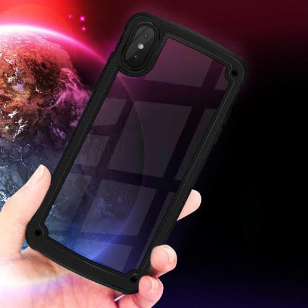 POWERTECH Θήκη Frame PC & TPU MOB-1331 για Samsung Galaxy A40, μαύρη POWERTECH Θήκη Frame PC & TPU MOB-1331 για Samsung Galaxy A40, μαύρη
