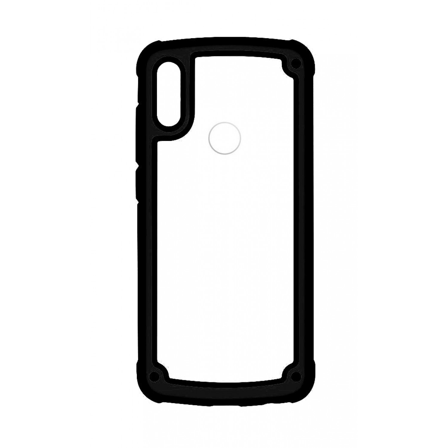 POWERTECH Θήκη Frame PC & TPU MOB-1331 για Samsung Galaxy A40, μαύρη POWERTECH Θήκη Frame PC & TPU MOB-1331 για Samsung Galaxy A40, μαύρη