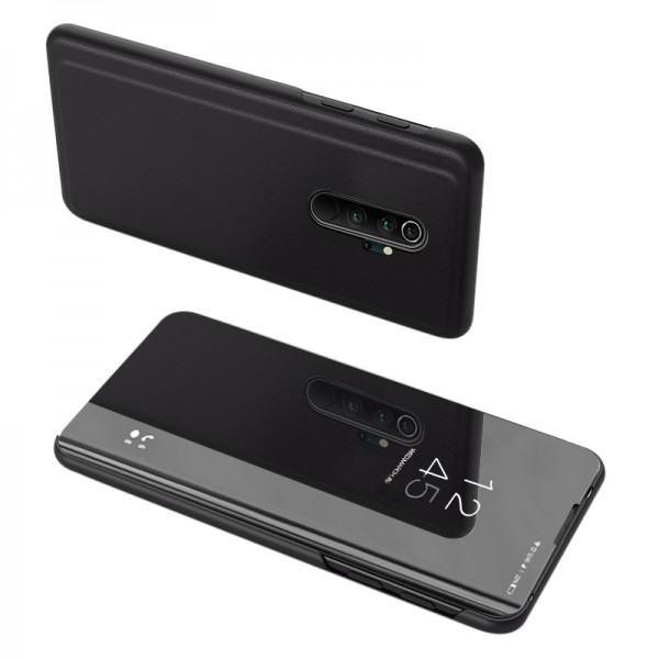 POWERTECH θήκη Clear view MOB-1539 για Xiaomi Redmi 9, μαύρο POWERTECH θήκη Clear view MOB-1539 για Xiaomi Redmi 9, μαύρο