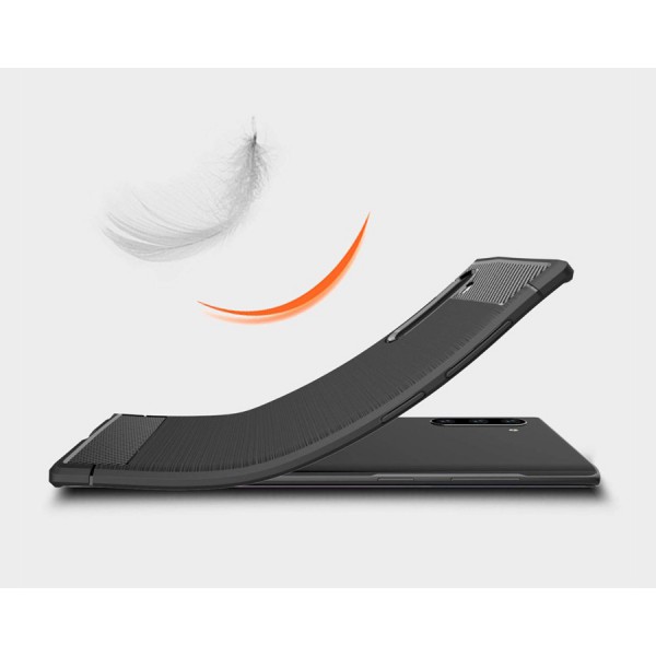 POWERTECH Θήκη Carbon Flex MOB-1544 για Samsung A71 5G, μαύρη