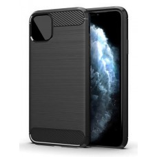 POWERTECH Θήκη Carbon Flex MOB-1548 για iPhone 12/12 Pro, μαύρη