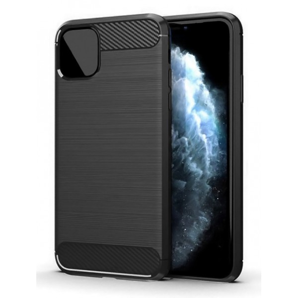 POWERTECH Θήκη Carbon Flex MOB-1548 για iPhone 12/12 Pro, μαύρη POWERTECH Θήκη Carbon Flex MOB-1548 για iPhone 12/12 Pro, μαύρη