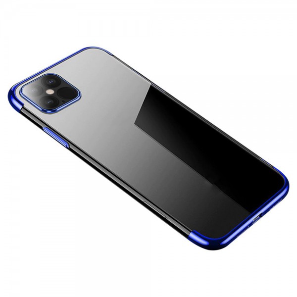 POWERTECH θήκη Clear color MOB-1555, iPhone 12 Pro Max, μπλε