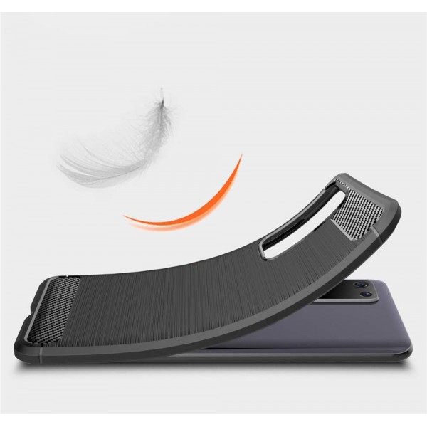 POWERTECH Θήκη Carbon Flexible MOB-1562 για Huawei P40 pro, μαύρη POWERTECH Θήκη Carbon Flexible MOB-1562 για Huawei P40 pro, μαύρη