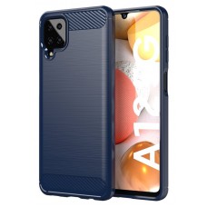 POWERTECH θήκη Carbon MOB-1621 για Samsung Galaxy A12/M12, μπλε