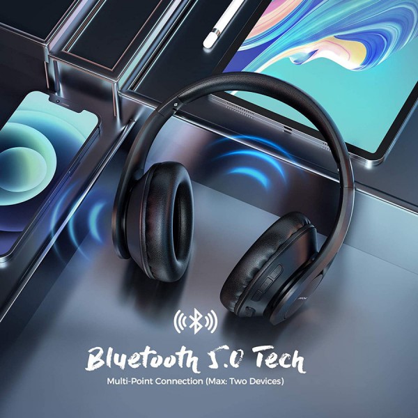 MPOW headphones 059 Pro/Lite, wireless & wired, 40mm, mic, μαύρα MPOW headphones 059 Pro/Lite, wireless & wired, 40mm, mic, μαύρα