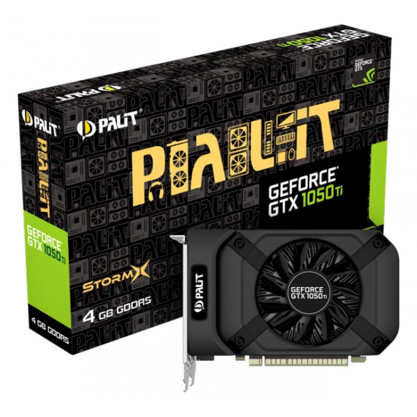 PALIT VGA GeForce GTX 1050 Ti StormX NE5105T018G1-1076F, DDR5 4GB PALIT VGA GeForce GTX 1050 Ti StormX NE5105T018G1-1076F, DDR5 4GB