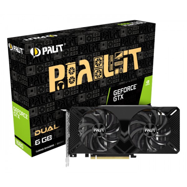 PALIT VGA GeForce GTX 1660 Dual NE51660018J9-1161C, DDR5 6GB, 192bit