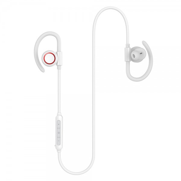 BASEUS bluetooth earphones Enkok S17, με μαγνήτη, λευκά BASEUS bluetooth earphones Enkok S17, με μαγνήτη, λευκά