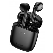 BASEUS earbuds W04 με θήκη φόρτισης, True Wireless, μαύρα
