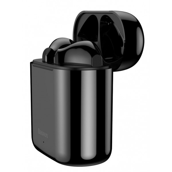 BASEUS earphones ENCOK W09, true wireless, με θήκη φόρτισης, μαύρα BASEUS earphones ENCOK W09, true wireless, με θήκη φόρτισης, μαύρα