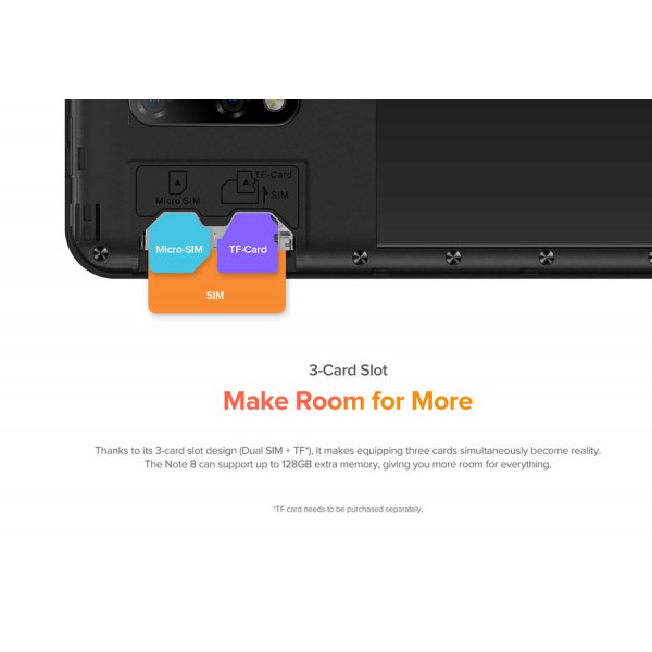 ULEFONE Smartphone Note 8, 5.5", 2/16GB, Android 10 Go Edition, πράσινο ULEFONE Smartphone Note 8, 5.5", 2/16GB, Android 10 Go Edition, πράσινο