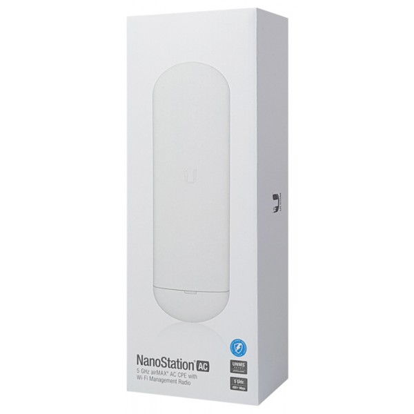 UBIQUITI NanoStation 5AC, 5GHz, 450Mbps, 16dBi, λευκό UBIQUITI NanoStation 5AC, 5GHz, 450Mbps, 16dBi, λευκό