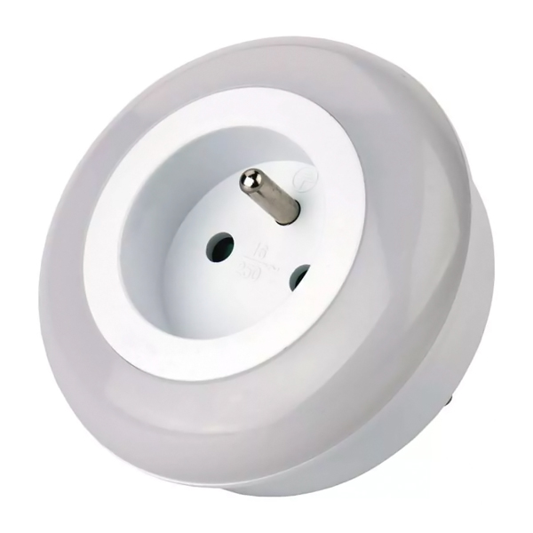 EMOS LED φωτιστικό νυκτός P3307, schuko, με αισθητήρα φωτός, λευκό EMOS LED φωτιστικό νυκτός P3307, schuko, με αισθητήρα φωτός, λευκό