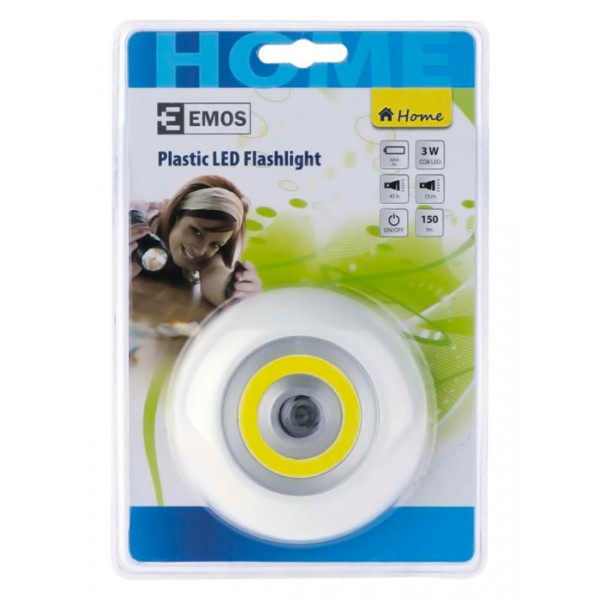 EMOS LED φωτιστικό P3896, 3W 150lm, 15m, λευκό