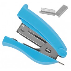 MP mini συρραπτικό με ανταλλακτικά PA612, 24/6, 12 φύλλα, γαλάζιο