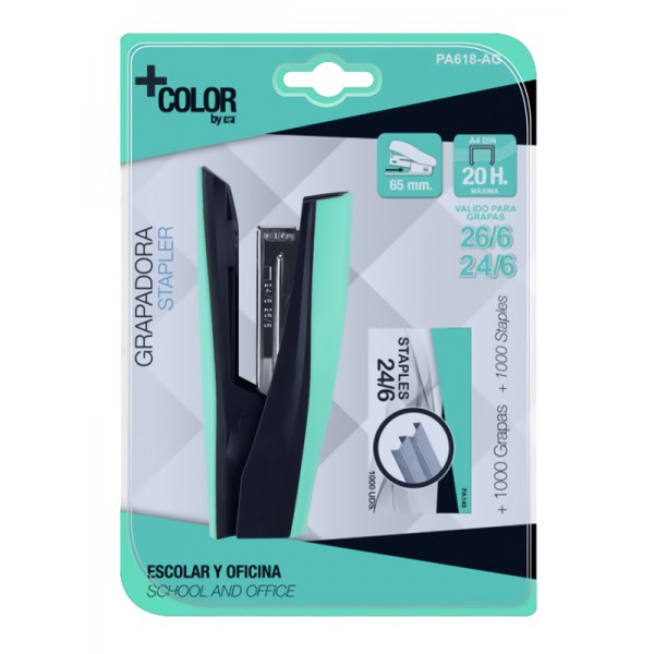 MP συρραπτικό με ανταλλακτικά PA618, 24/6-26/6, πετρολ MP συρραπτικό με ανταλλακτικά PA618, 24/6-26/6, πετρολ