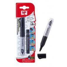 MP Μαρκαδόρος με ανταλλακτικό μελάνι PE496-1, πάχος μύτης 2-3mm, μαύρος