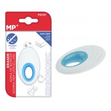 MP γόμα PG137 με εργονομική λαβή, 65 x 38 x 15mm, λευκή-μπλε