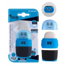 MP γόμα και ξύστρα με κάδο PG140-AG, μπλε