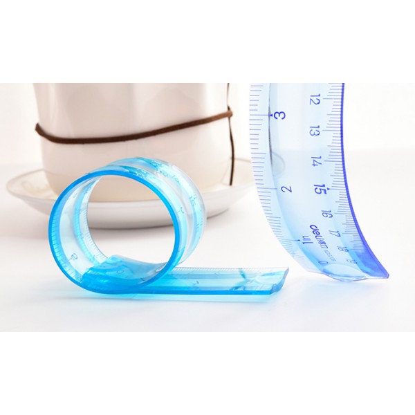 MP εύκαμπτος χάρακας PL003, 30cm, μπλε MP εύκαμπτος χάρακας PL003, 30cm, μπλε