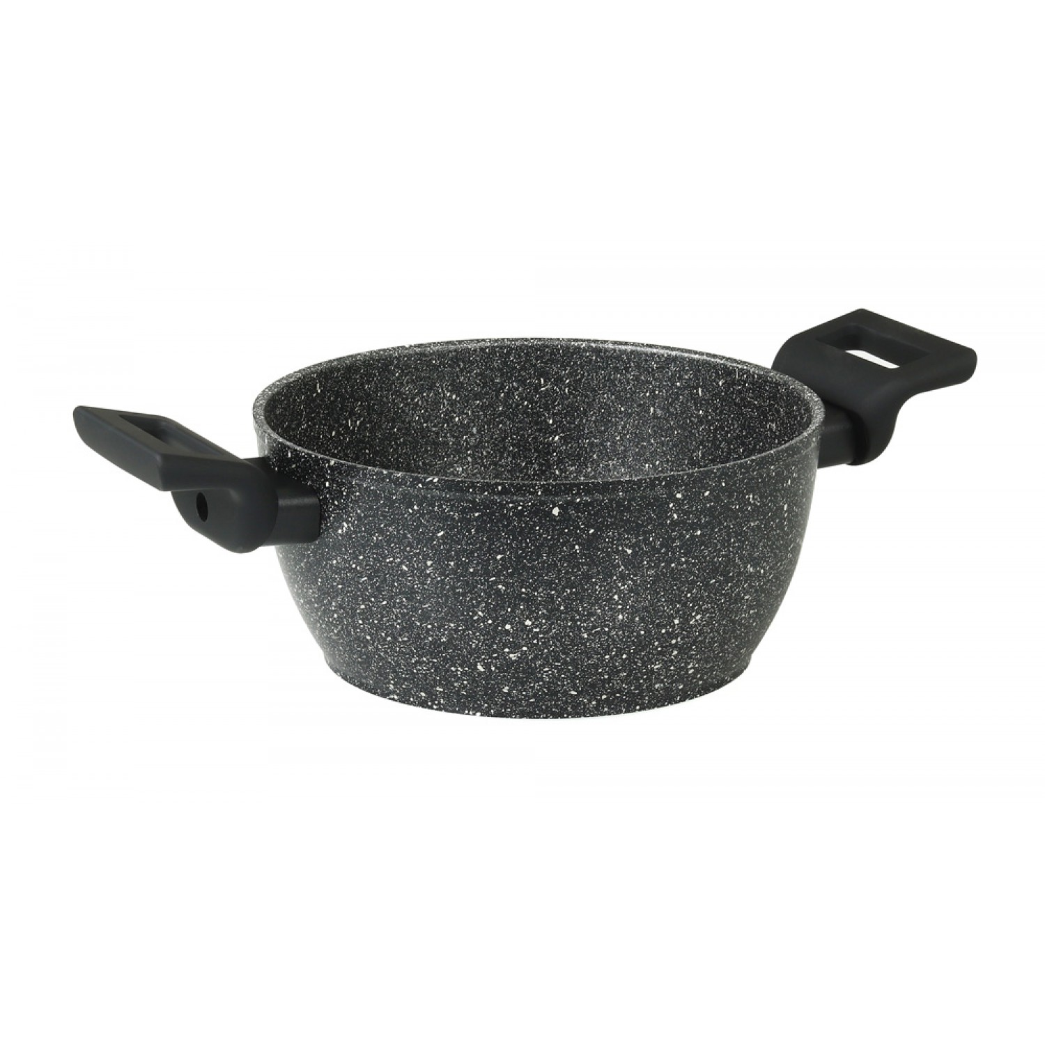 FLONAL Κατσαρόλα αντικολλητική Pietra Lavica 24cm με λαβή βακελίτη