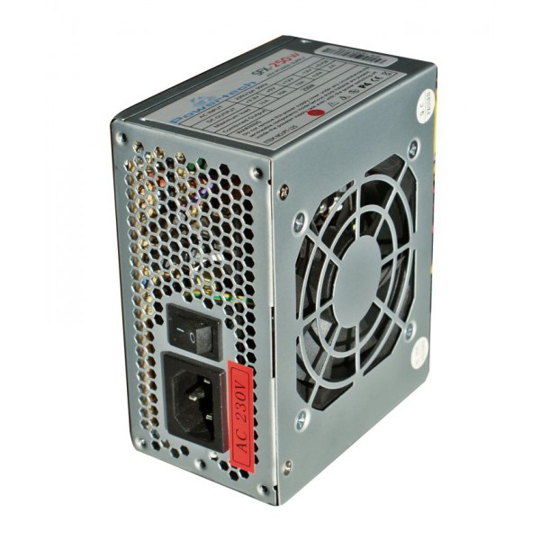 POWERTECH MINI PSU 250watt, με Θερμ.  Ασφάλεια, BULK, 12,5 x 10 x 6,3cm