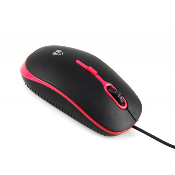 POWERTECH Ενσύρματο ποντίκι, Οπτικό, 1600DPI, USB, 1.35m, Μαύρο-Κόκκινο POWERTECH Ενσύρματο ποντίκι, Οπτικό, 1600DPI, USB, 1.35m, Μαύρο-Κόκκινο