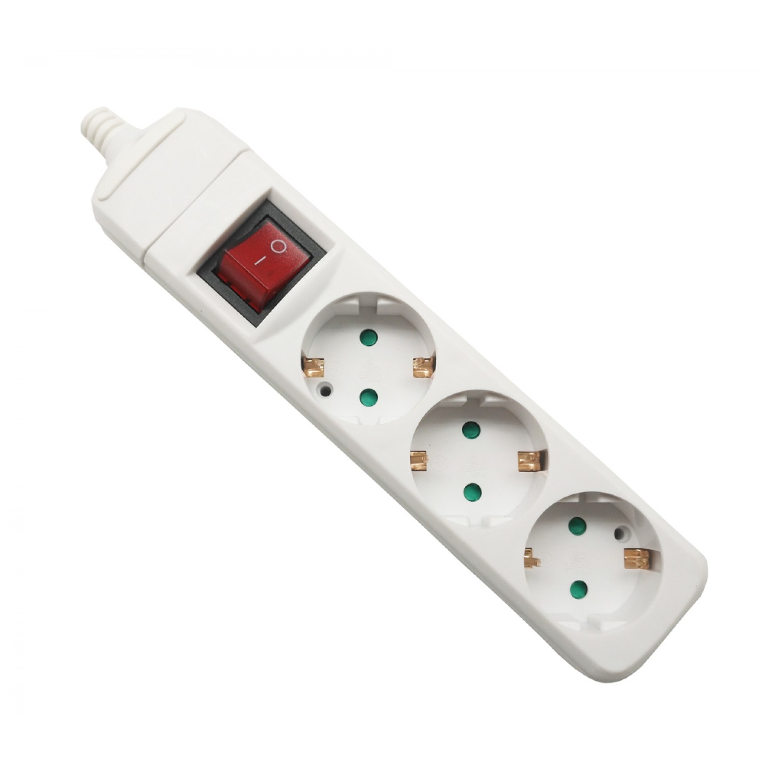 POWERTECH Πολύπριζο βιομηχανικού τύπου PT-765 3 θέσεων με διακόπτη