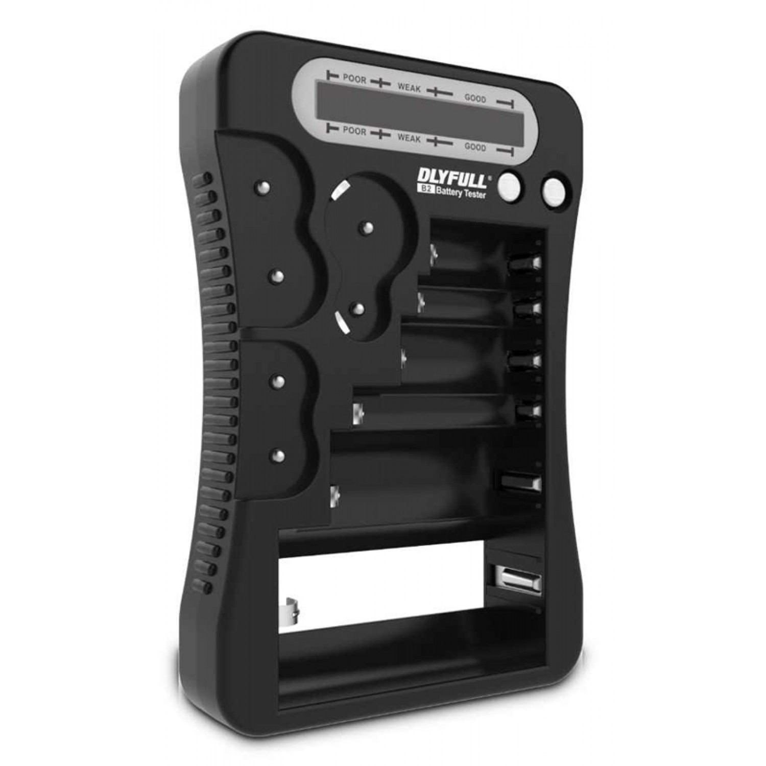 DLYFULL Συσκευή μέτρησης ισχύος μπαταρίας B2, με LCD οθόνη