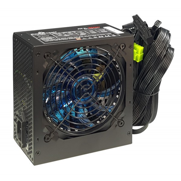 POWERTECH τροφοδοτικό για PC PT-864, μπλε LED fan, 500W POWERTECH τροφοδοτικό για PC PT-864, μπλε LED fan, 500W